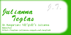 julianna teglas business card